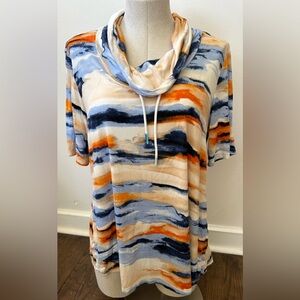 PURE Essence cowl neck top